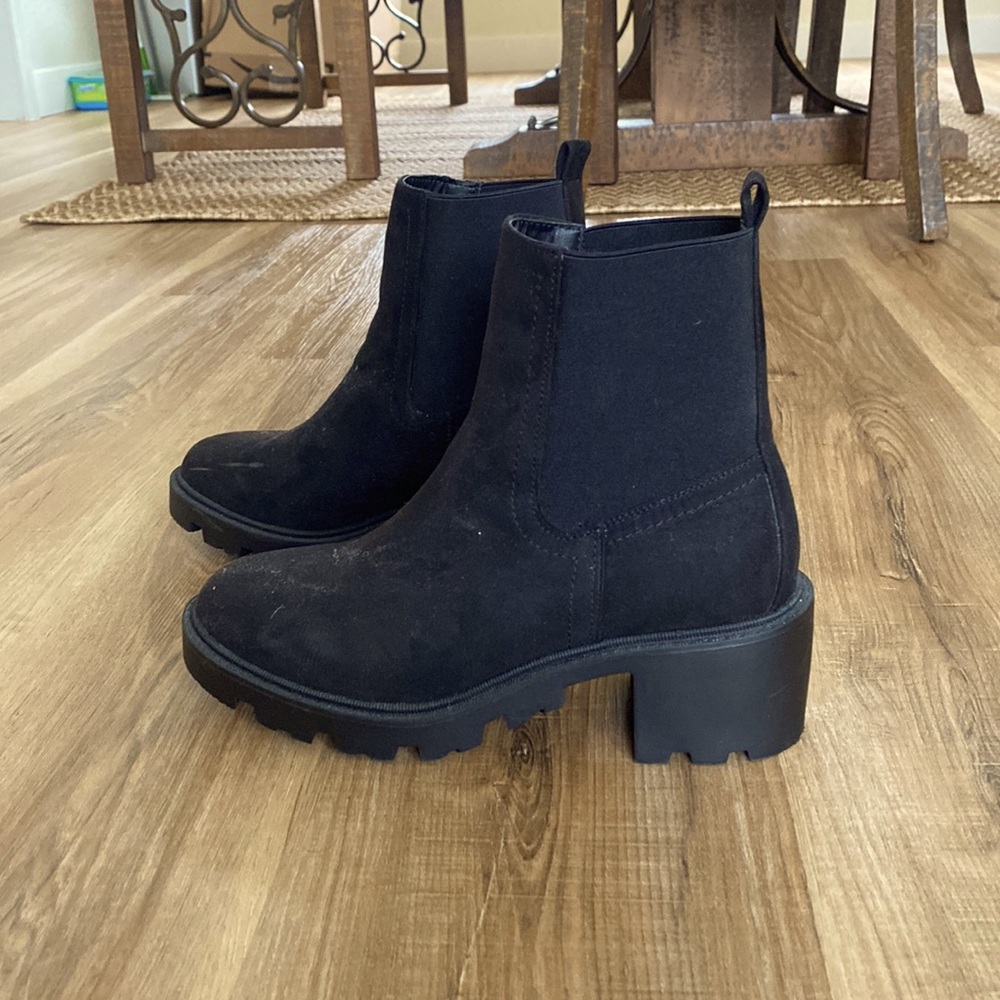 Black Topshop size 39 (8) boots.